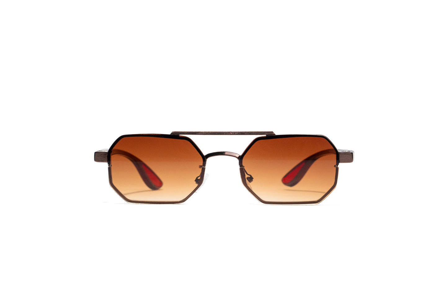 735. Men’s metal rimless Sunglass UV400 Retina protected cooling glass