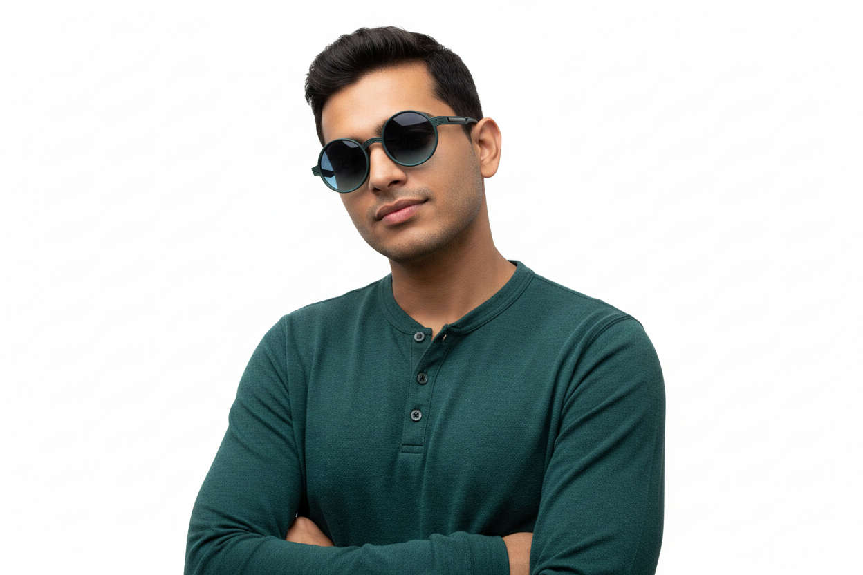 U135C. Unisex Exclusive Sunglasses UV400,Retina Protection,Cooling Shield