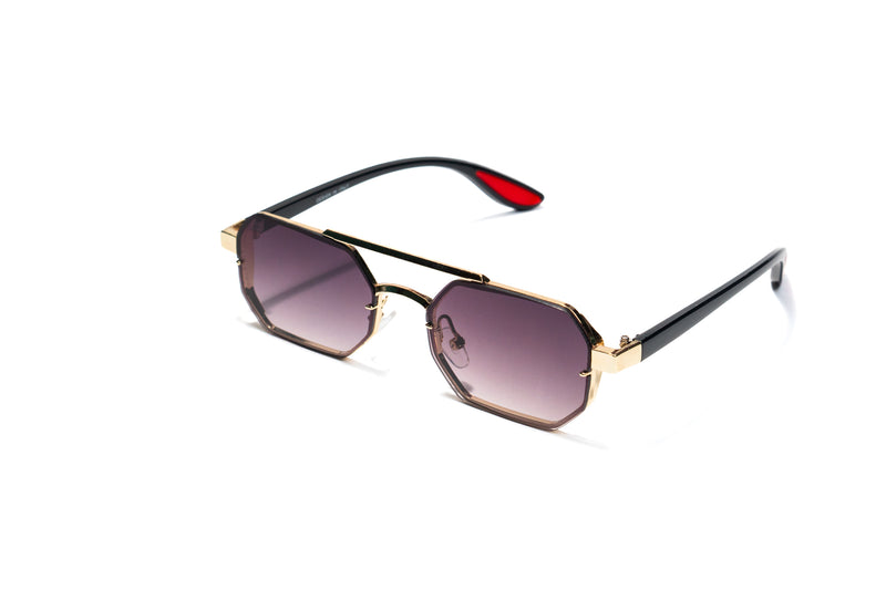 733. Men’s metal rimless Sunglass UV400 Retina protected cooling glass