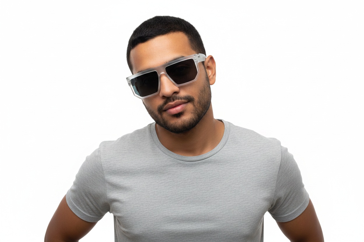 K143b. Men’s Celebrity sunglass UV400 Retina protected cooling glass