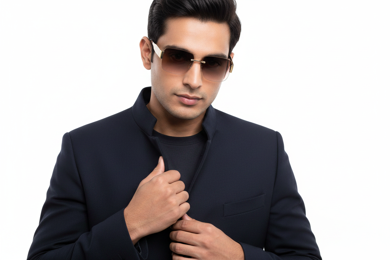 K139H. Men’s Exclusive metal Sunglasses UV400,Retina Protection,Cooling Shield