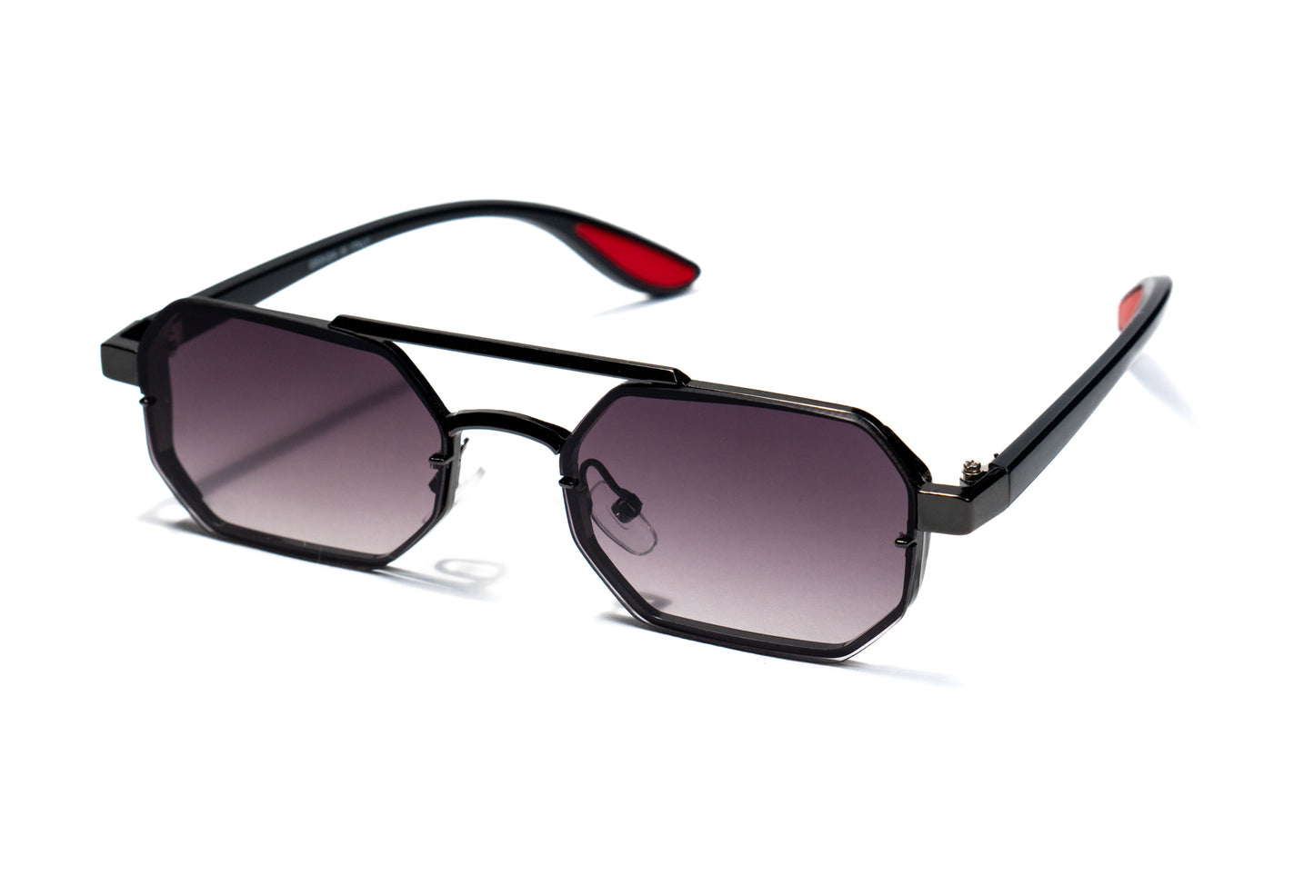 736. Men’s metal rimless Sunglass UV400 Retina protected cooling glass