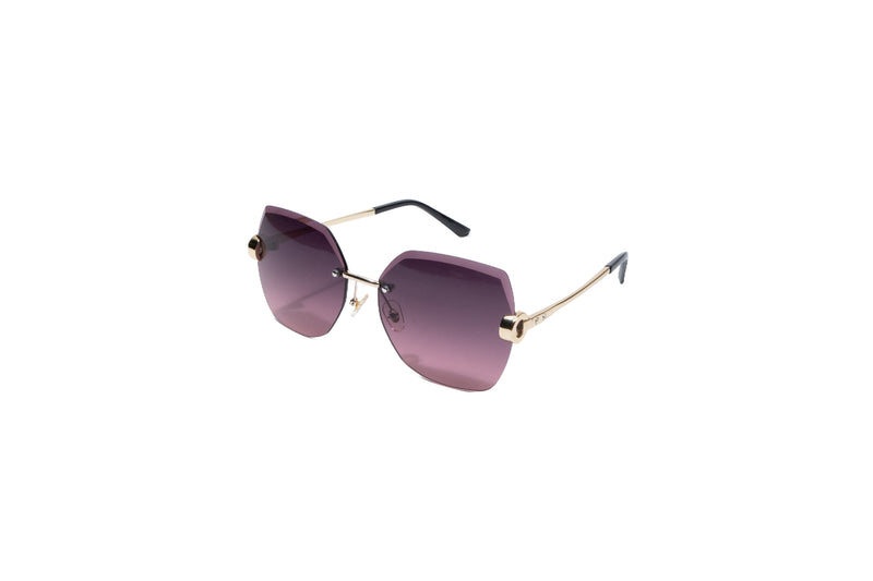 Q37c. Premium Rimless sunglass UV400 Retina protected cooling glass