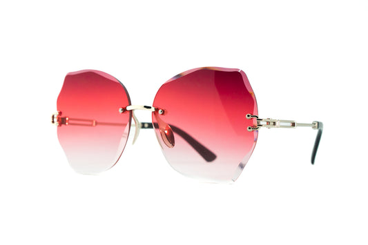 257. Celebrity Rimless diamond cut UV400 Retina protected cooling glass