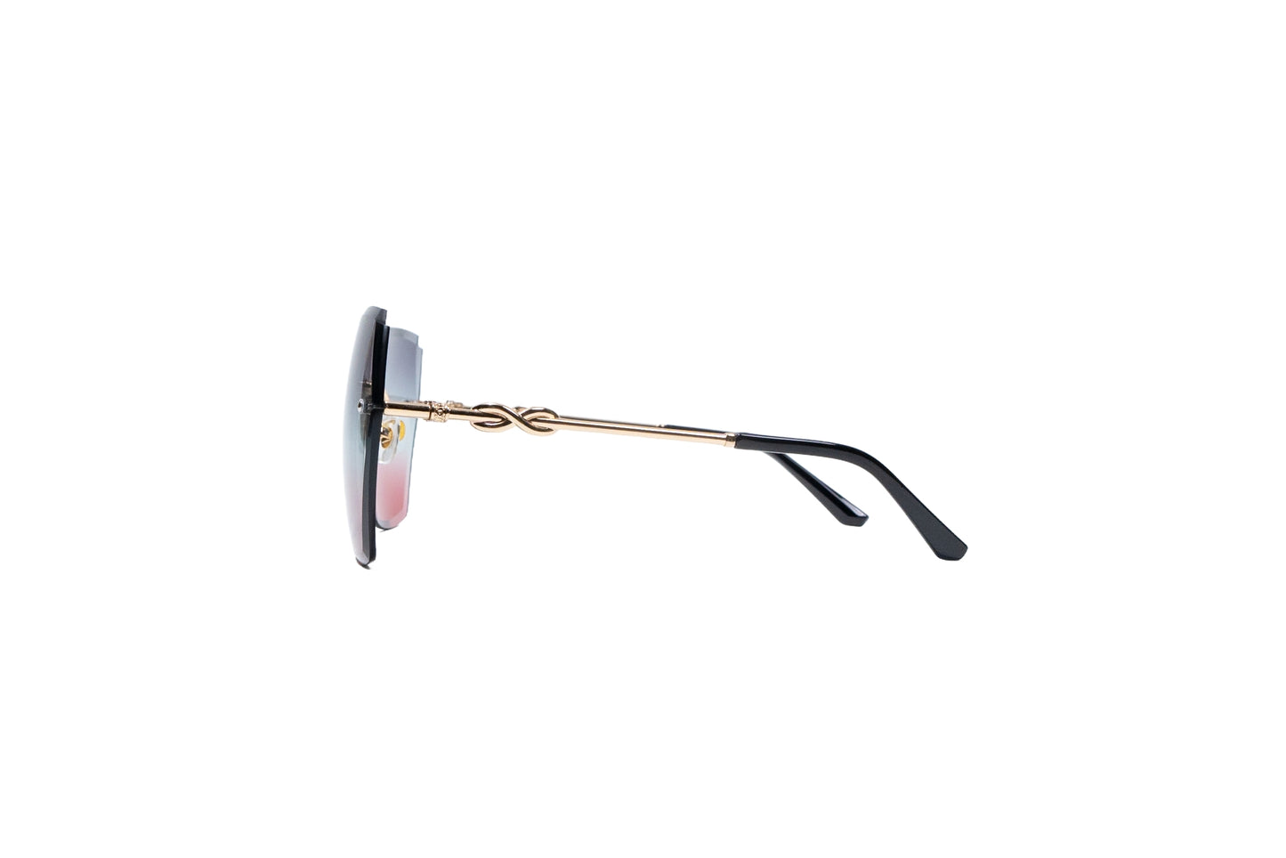 Q133E. Premium Rimless sunglass UV400 Retina protected cooling glass