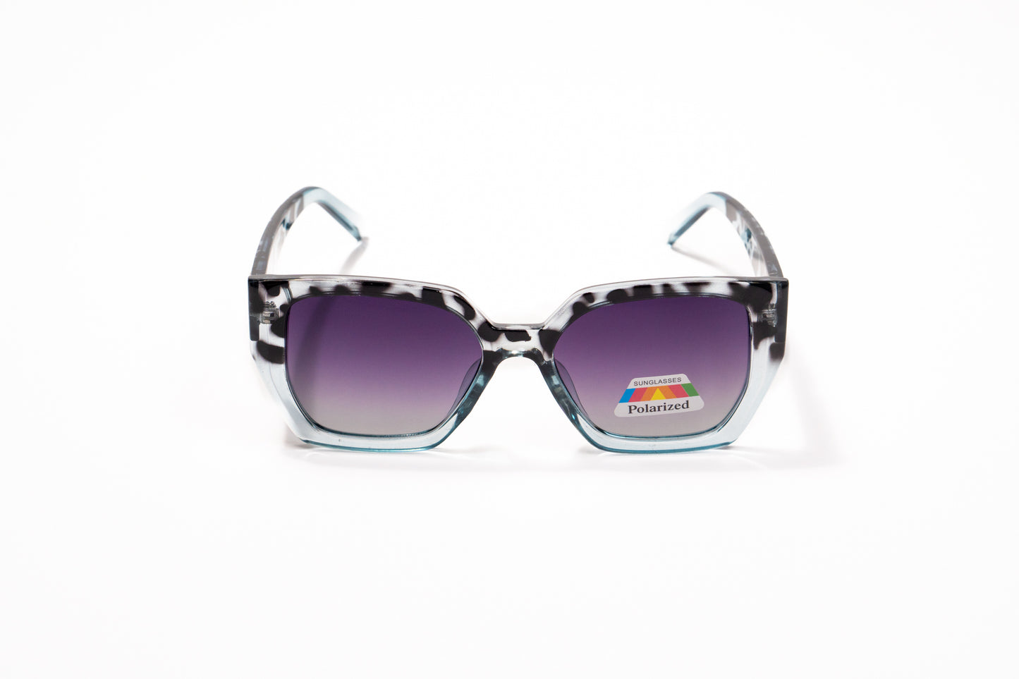 621. Hexagon polarized luxe blue Celebrity UV400 Retina protected cooling glass