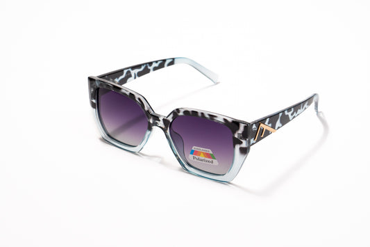621. Hexagon polarized luxe blue Celebrity UV400 Retina protected cooling glass
