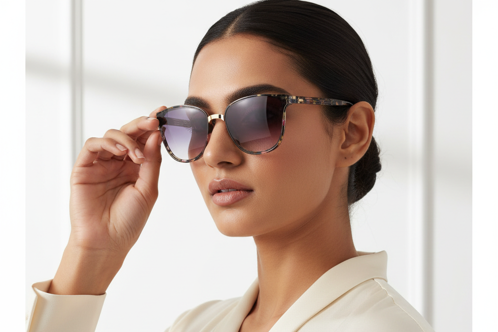 12. Celebrity stylish sunglasses UV400 Retina protected cooling glass