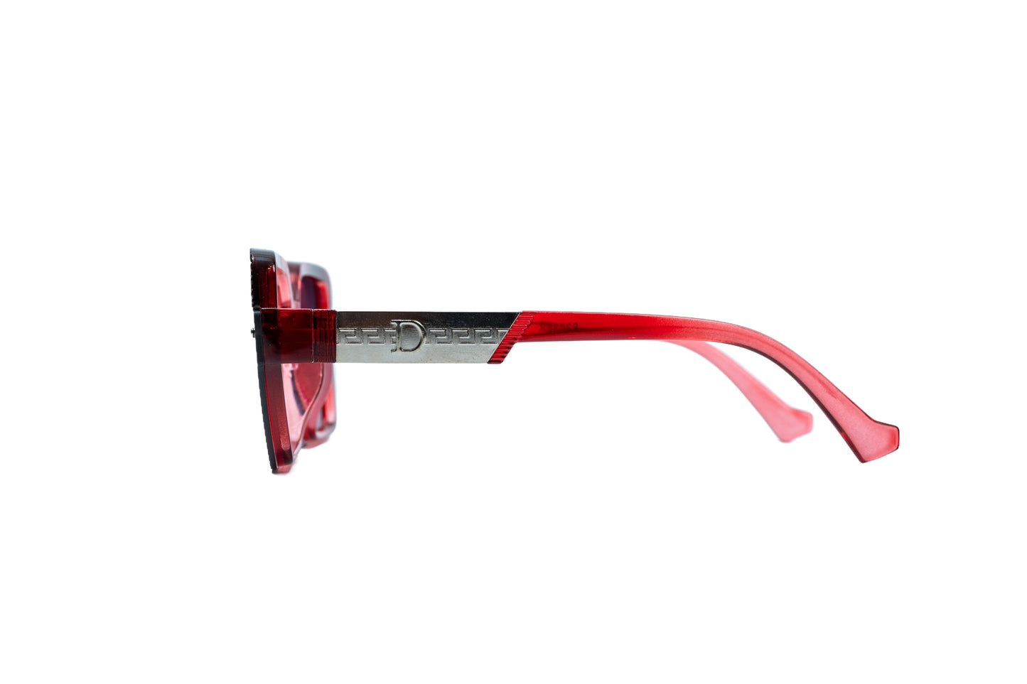 524A.Square Red Celebrity UV400 Retina protected cooling glass