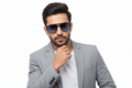 K142a. Men’s Celebrity sunglass UV400 Retina protected cooling glass