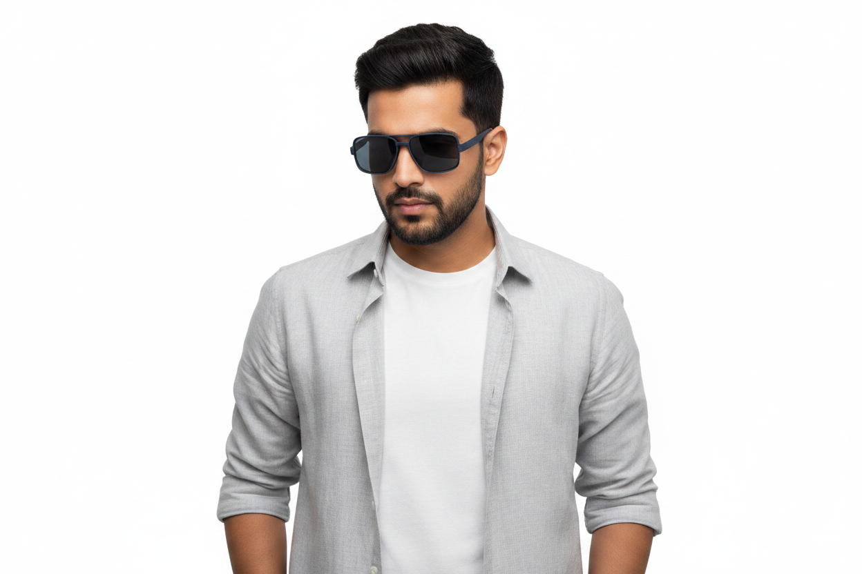 K142f. Men’s Celebrity sunglass UV400 Retina protected cooling glass