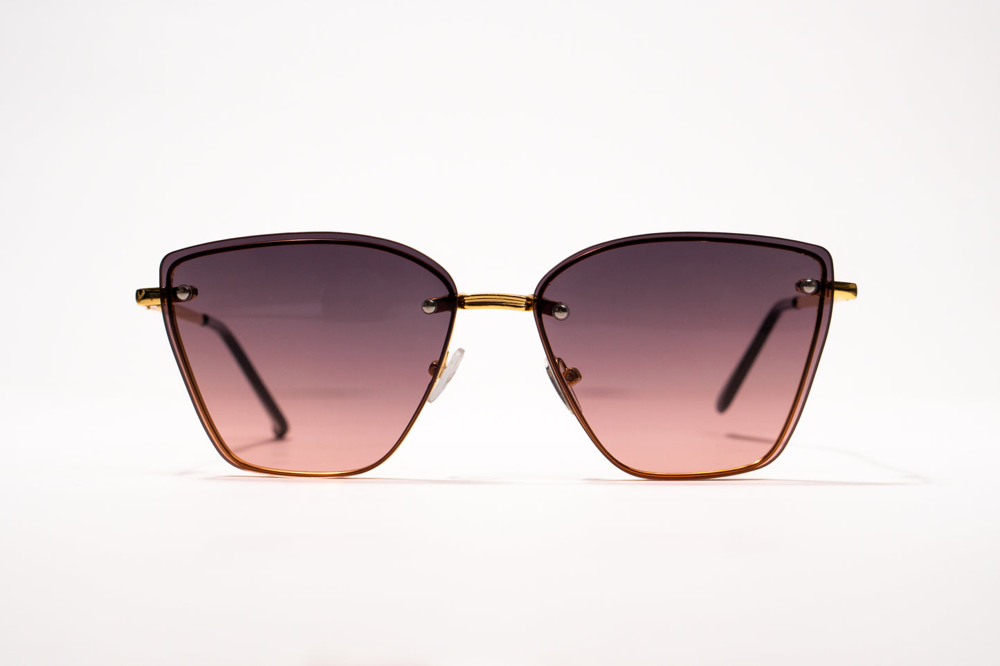509. Celebrity metal body Rimless UV400 Retina protected cooling glass