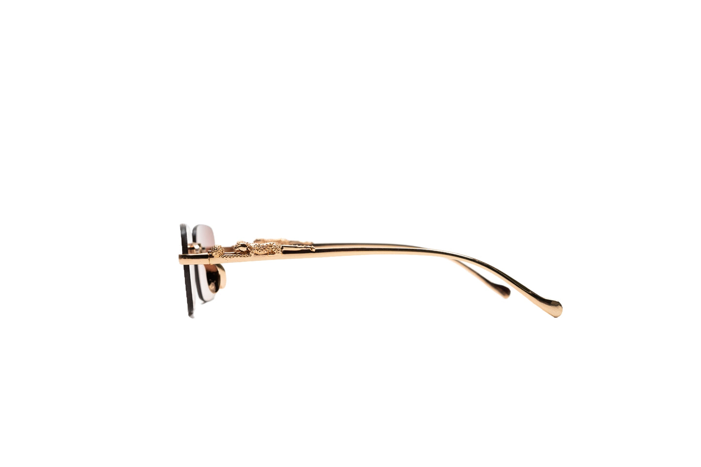 952. Unisex metal Rimless sunglass UV400 Retina protected cooling glass