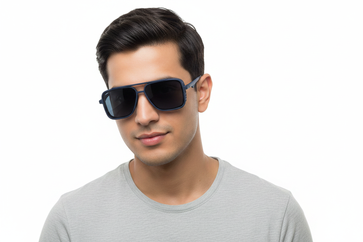 K164E. Men’s Celebrity sunglass UV400 Retina protected cooling glass