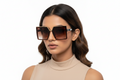 Q97a. Premium bold black sunglass UV400 Retina protected cooling glass