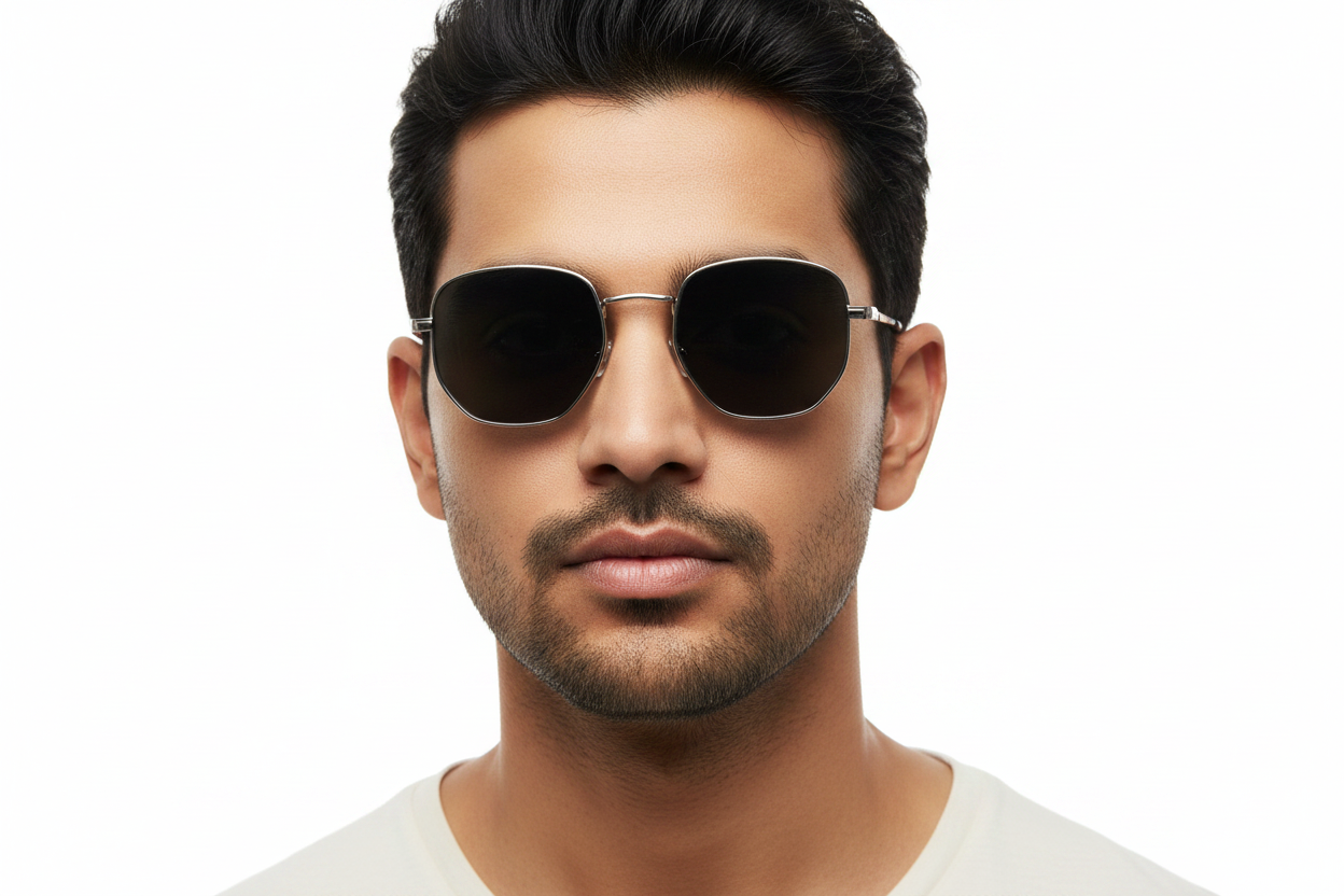 U76S. Unisex metal trendy Sunglasses, UV400 Retina Protection, Cooling Shield