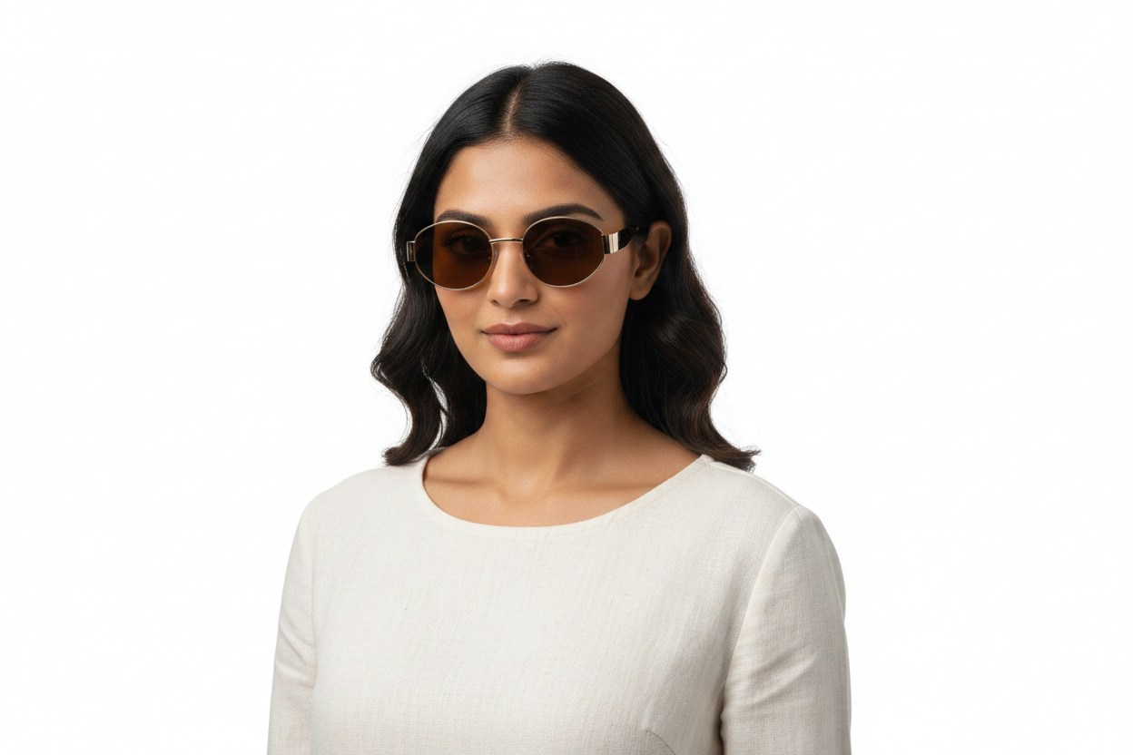 897b. Unisex metal trendy Sunglasses, UV400 Retina Protection,Cooling Shield