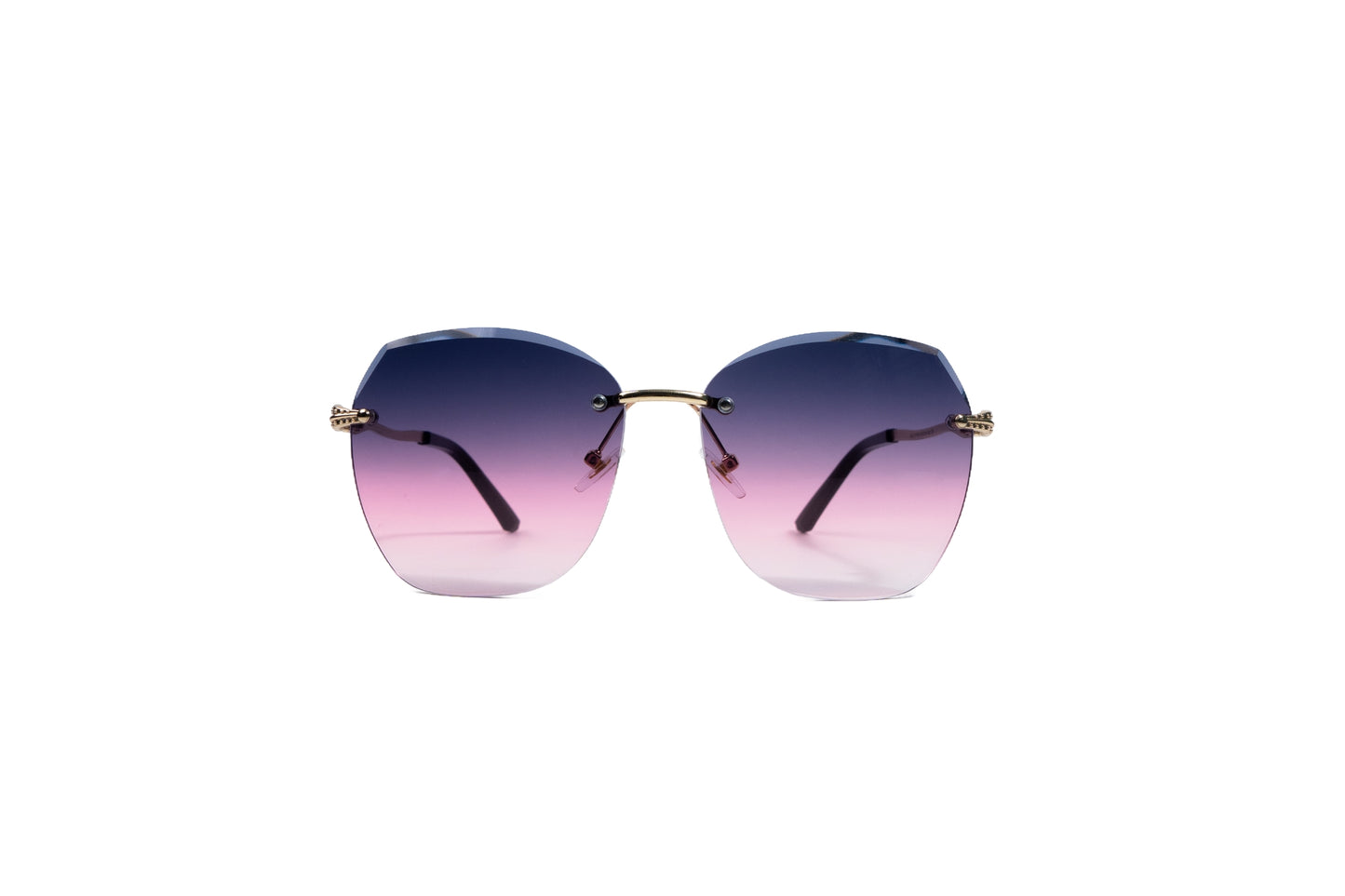 Q38F. Premium Rimless sunglass UV400 Retina protected cooling glass