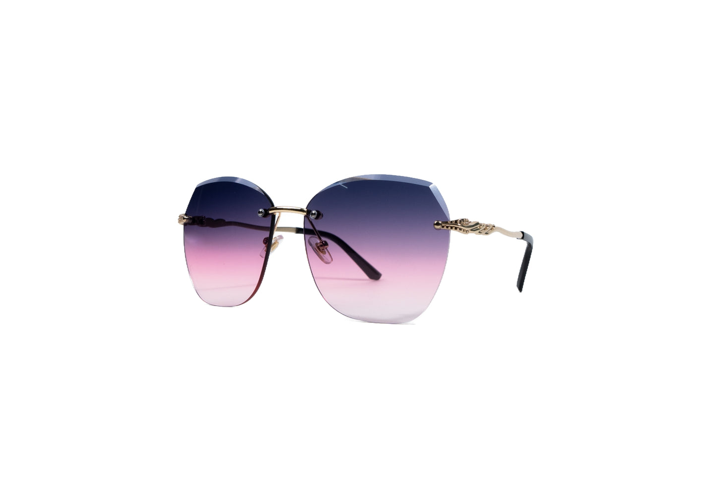 Q38F. Premium Rimless sunglass UV400 Retina protected cooling glass