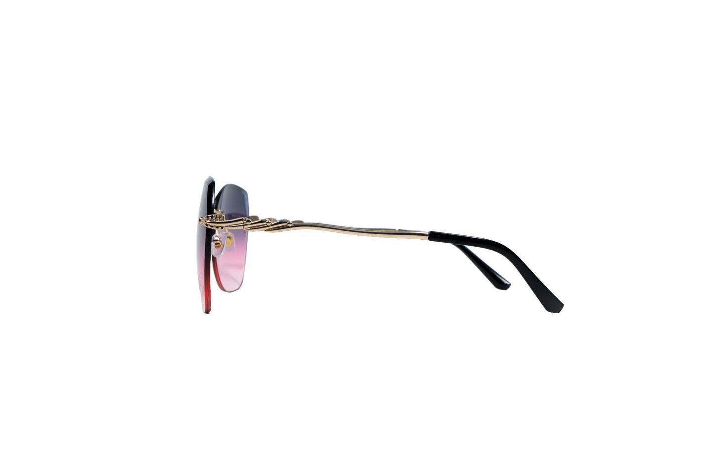 Q38F. Premium Rimless sunglass UV400 Retina protected cooling glass