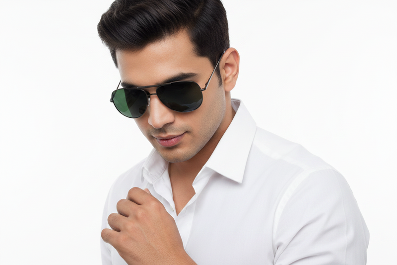 K33D. Men’s Exclusive aviator metal Sunglasses UV400,Retina Protection,Cooling Shield