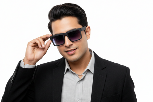 K76f. Men's Celebrity Sunglasses UV400,Retina Protection,Cooling Shield