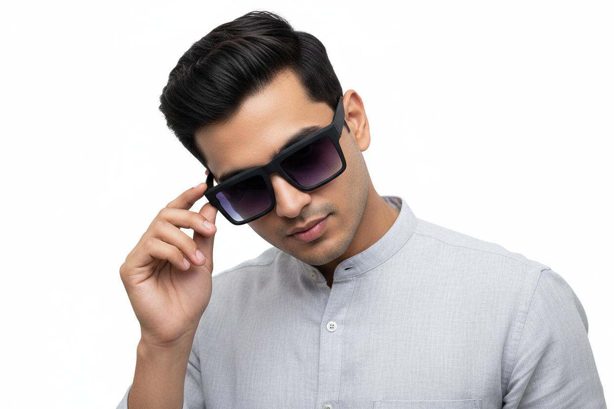 K76f. Men's Celebrity Sunglasses UV400,Retina Protection,Cooling Shield