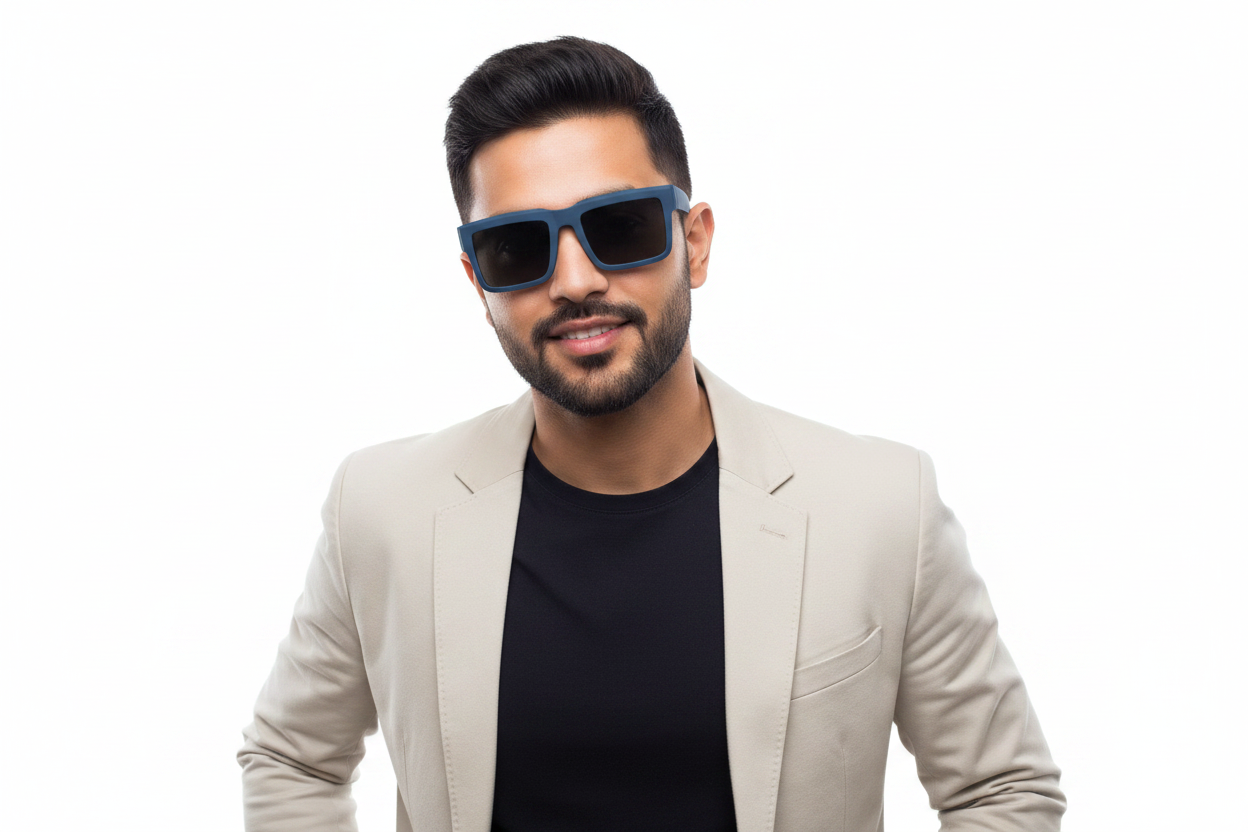 K76b. Men's Celebrity Sunglasses UV400,Retina Protection,Cooling Shield