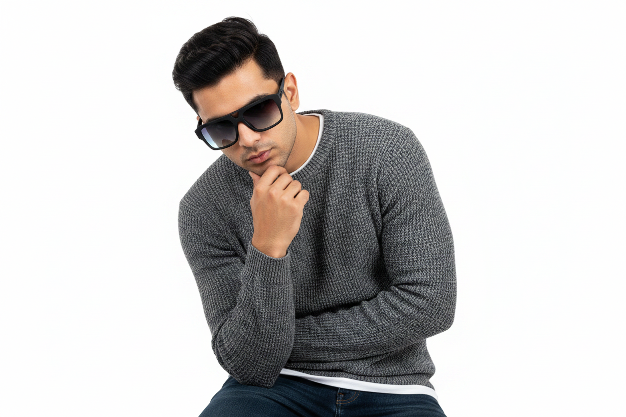 K79D Men's Celebrity Sunglasses UV400,Retina Protection,Cooling Shield