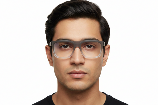 PW1C. Men's Blue Cut Computer Glass, Day-Night, Prescription Lens Ready