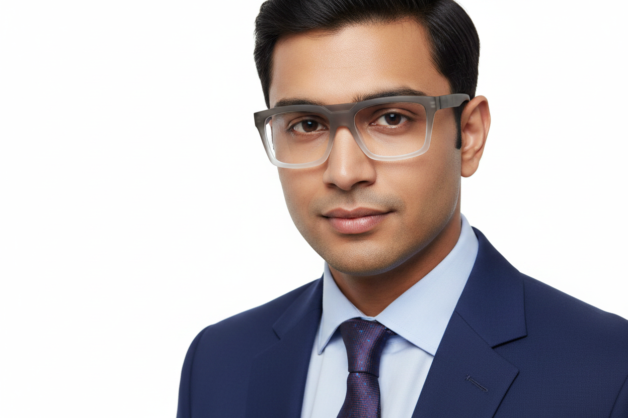 PW1C. Men's Blue Cut Computer Glass, Day-Night, Prescription Lens Ready