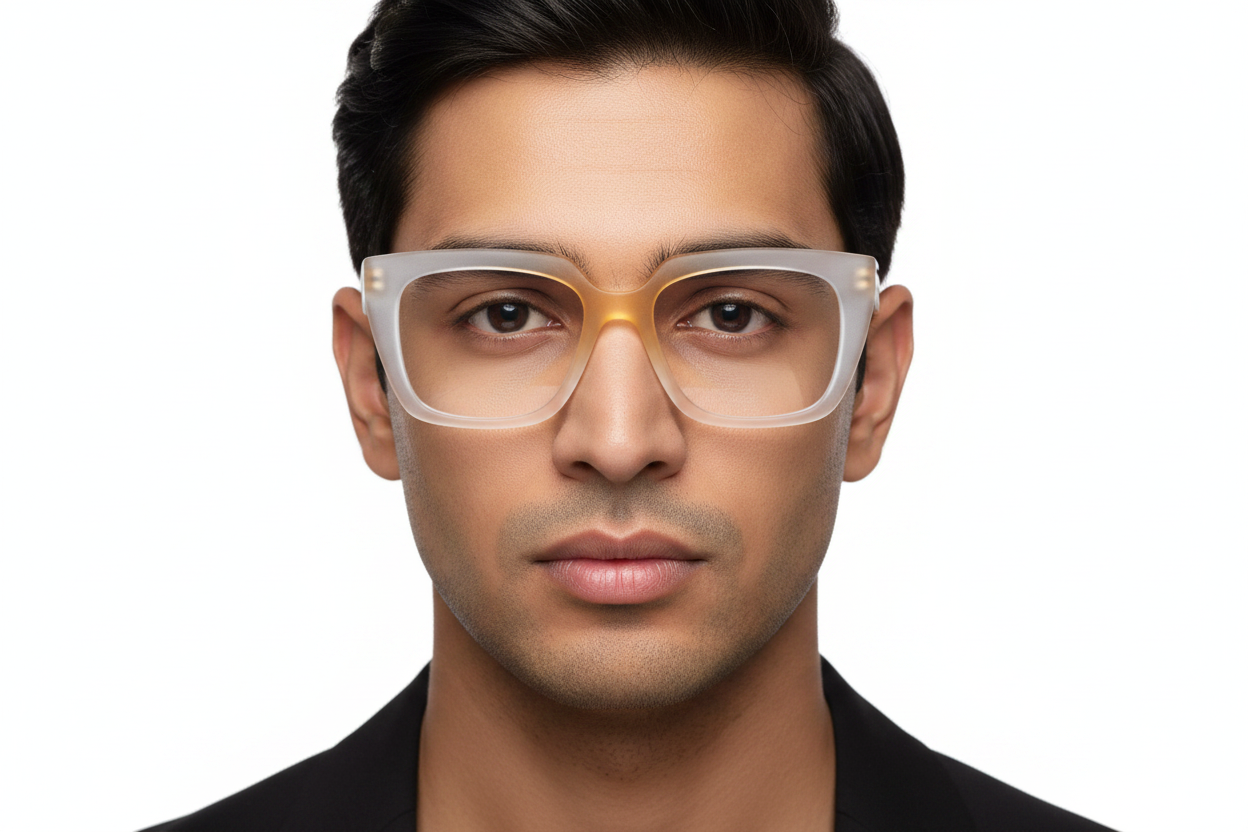 PW1D. Men's Blue Cut Computer Glass, Day-Night, Prescription Lens Ready