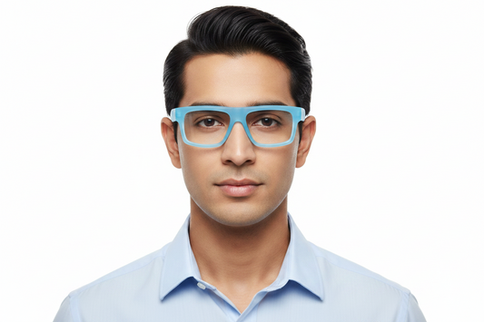 PW1G. Men's Blue Cut Computer Glass, Day-Night, Prescription Lens Ready
