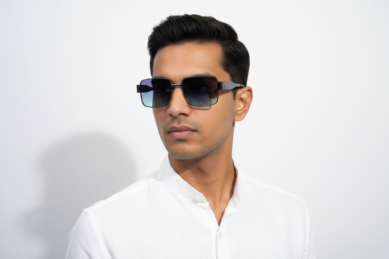 K139l. Men’s Exclusive metal Sunglasses UV400,Retina Protection,Cooling Shield