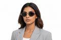897C. Unisex metal trendy Sunglasses, UV400 Retina Protection,Cooling Shield