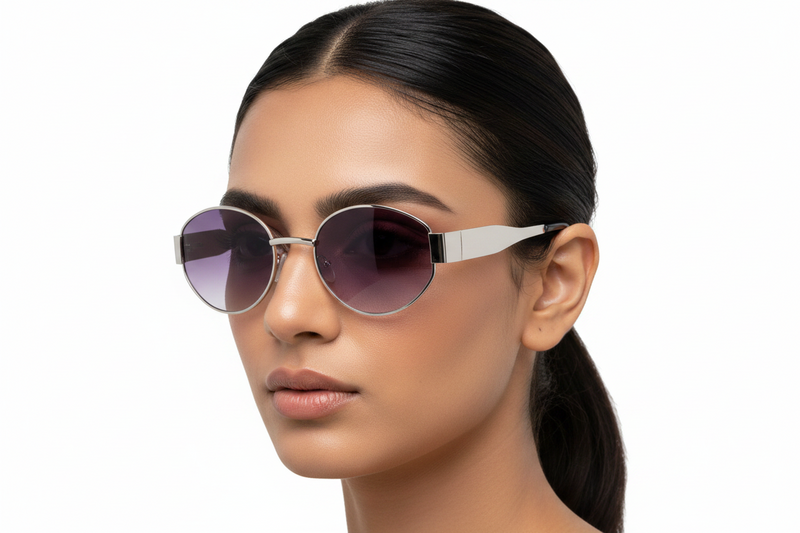 897D. Unisex metal trendy Sunglasses, UV400 Retina Protection,Cooling Shield