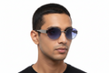 897E. Unisex metal trendy Sunglasses, UV400 Retina Protection,Cooling Shield
