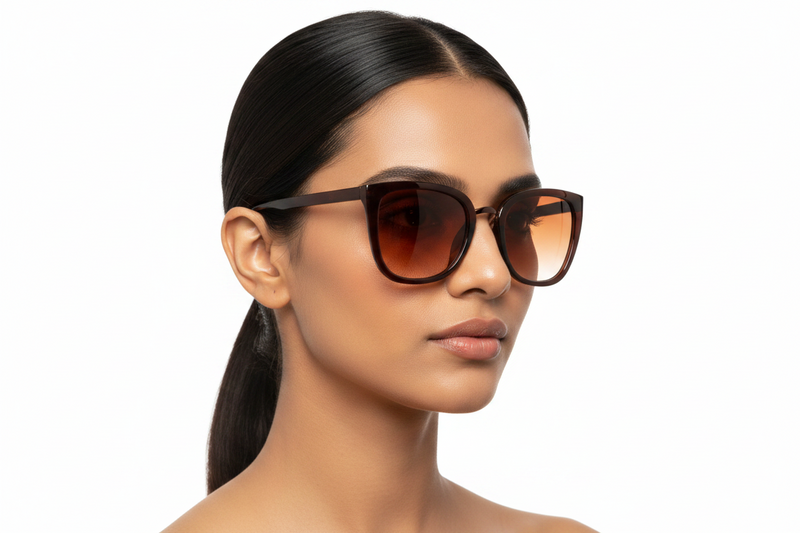 Q584C. Cat eye  Celebrity UV400 Retina protected cooling glass