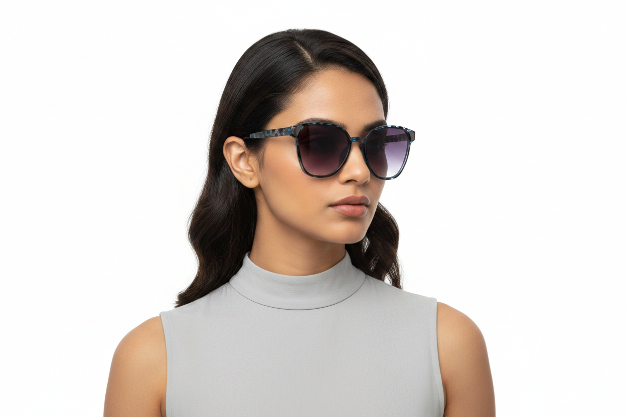 Q713F. Cat eye  Celebrity UV400 Retina protected cooling glass