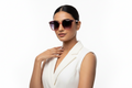 Q713G. Cat eye  Celebrity UV400 Retina protected cooling glass