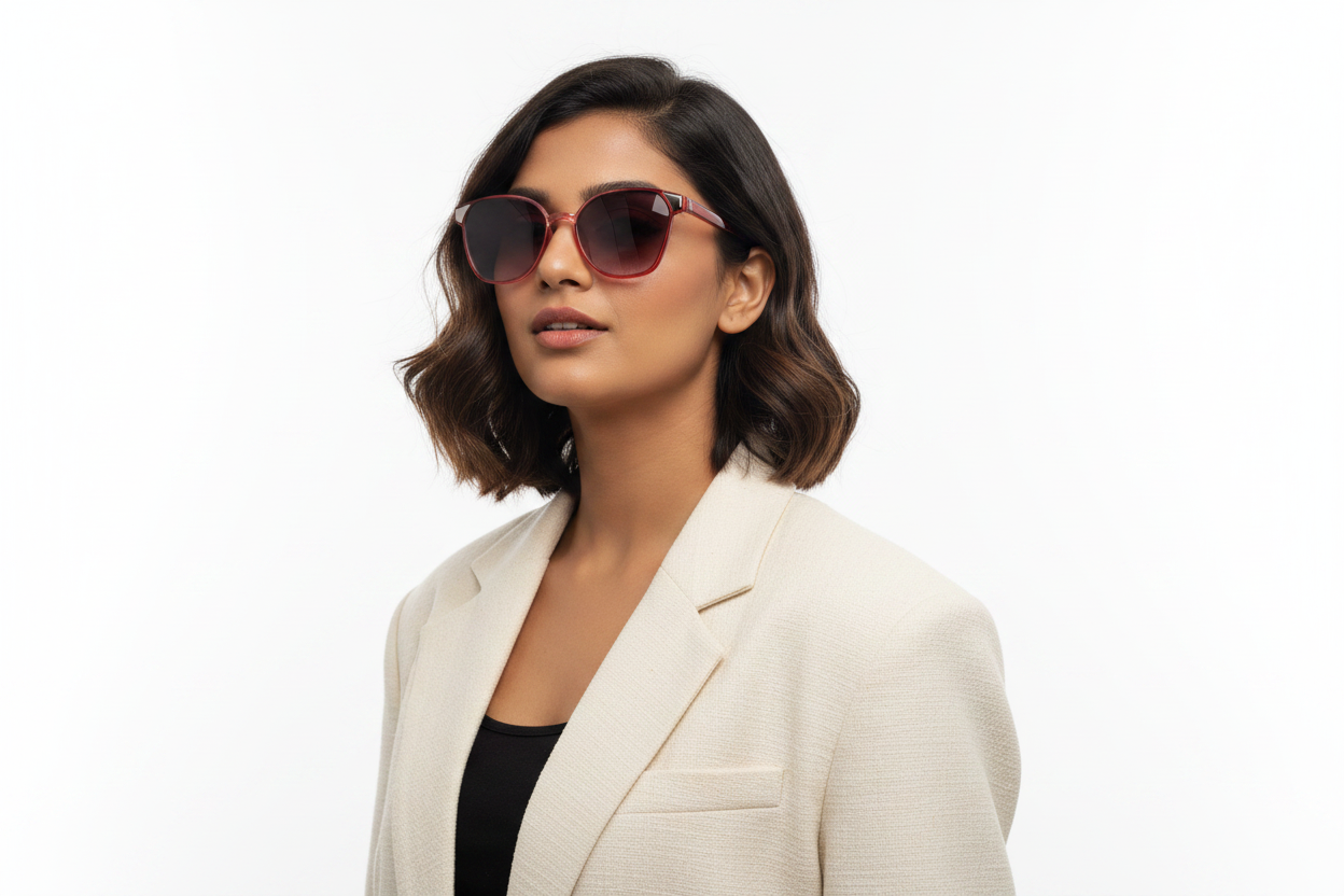 Q713G. Cat eye  Celebrity UV400 Retina protected cooling glass