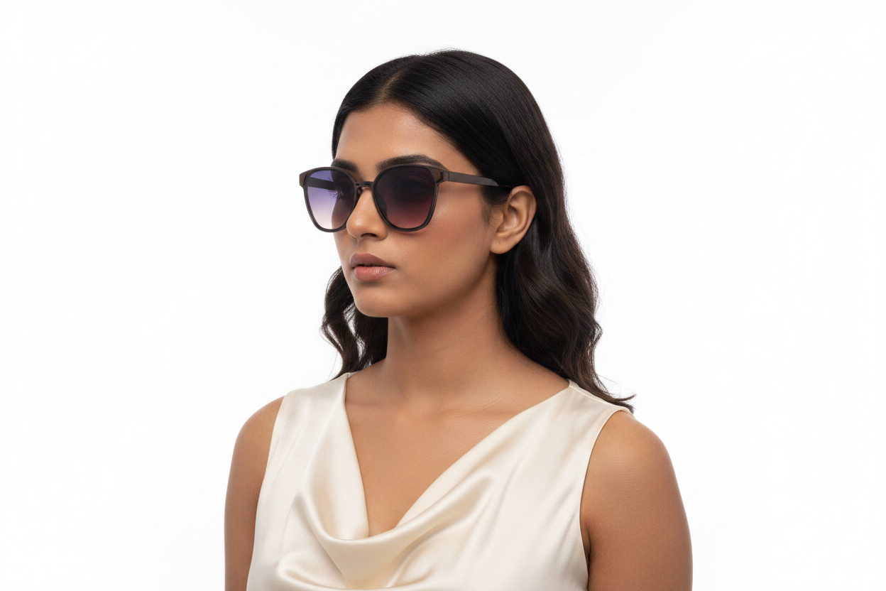 Q713H. Cat eye  Celebrity UV400 Retina protected cooling glass