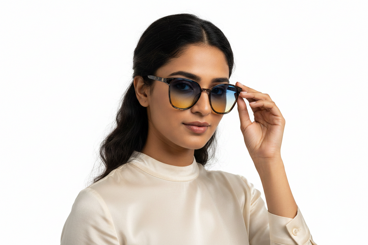 Q713J. Cat eye  Celebrity UV400 Retina protected cooling glass