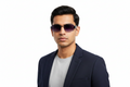 U714A. Unisex metal trendy Sunglasses, UV400 Retina Protection,Cooling Shield