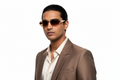 U714B. Unisex metal trendy Sunglasses, UV400 Retina Protection,Cooling Shield