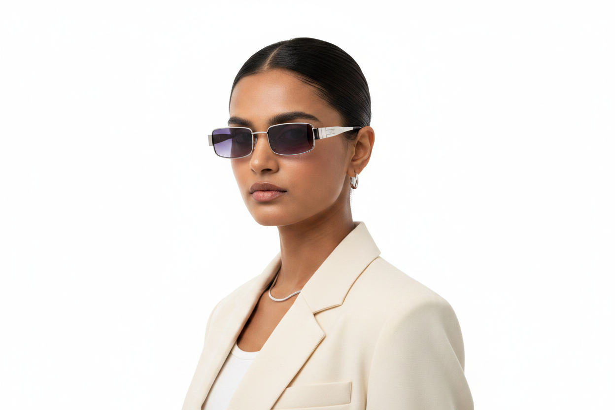 U714C. Unisex metal trendy Sunglasses, UV400 Retina Protection,Cooling Shield
