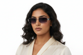 U714C. Unisex metal trendy Sunglasses, UV400 Retina Protection,Cooling Shield
