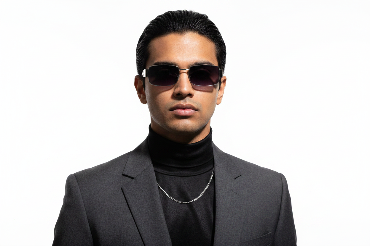 U714C. Unisex metal trendy Sunglasses, UV400 Retina Protection,Cooling Shield
