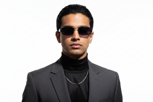 U714C. Unisex metal trendy Sunglasses, UV400 Retina Protection,Cooling Shield