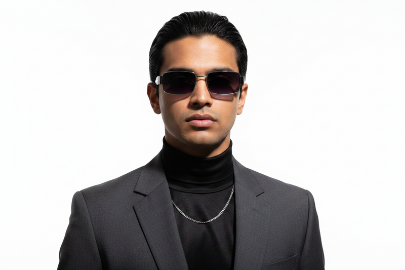 U714C. Unisex metal trendy Sunglasses, UV400 Retina Protection,Cooling Shield